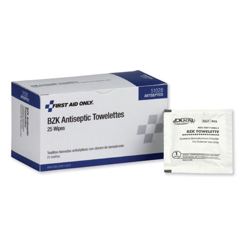 Image of PhysiciansCare® by First Aid Only® First Aid Antiseptic Towelettes, 25/Box