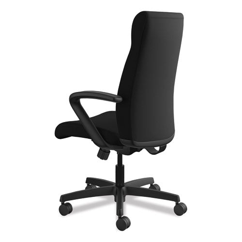 Image of HON® Ignition Series Executive High-Back Chair, Supports Up To 300 Lb, 17" To 21" Seat Height, Black