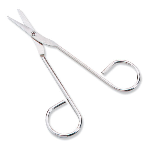 Image of First Aid Only Scissors, 4.5" Long, Straight Nickel Handle