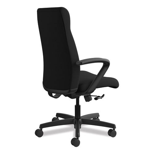 Image of HON® Ignition Series Executive High-Back Chair, Supports Up To 300 Lb, 17" To 21" Seat Height, Black