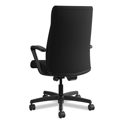 Image of HON® Ignition Series Executive High-Back Chair, Supports Up To 300 Lb, 17" To 21" Seat Height, Black