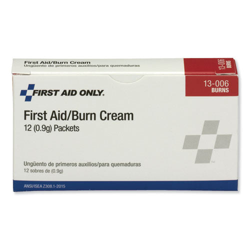 Image of PhysiciansCare® by First Aid Only® First Aid Kit Refill Burn Cream Packets, 0.1 G Packet, 12/box