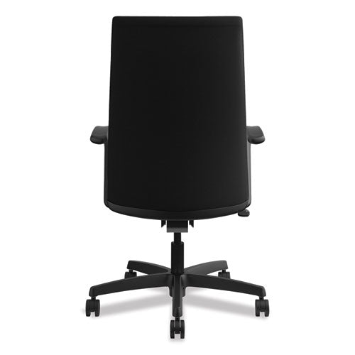 Image of HON® Ignition Series Executive High-Back Chair, Supports Up To 300 Lb, 17" To 21" Seat Height, Black