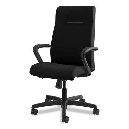 Image of HON® Ignition Series Executive High-Back Chair, Supports Up To 300 Lb, 17" To 21" Seat Height, Black
