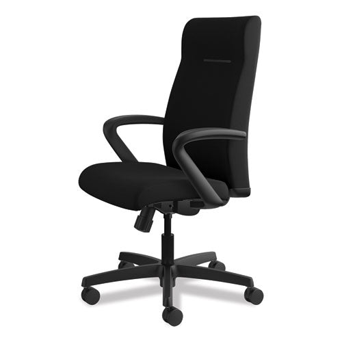 Image of HON® Ignition Series Executive High-Back Chair, Supports Up To 300 Lb, 17" To 21" Seat Height, Black