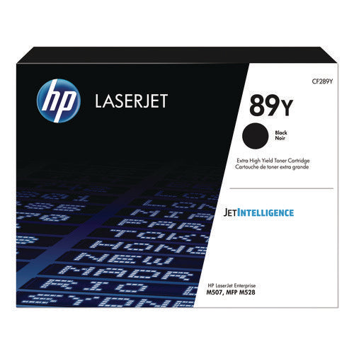 Image of HP HP 89y, (cf289y) Extra High-Yield Black Original Laserjet Toner Cartridge
