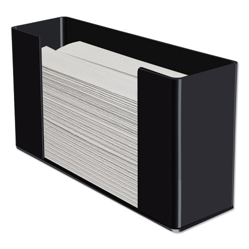 Image of Kantek Multifold Paper Towel Dispenser, 11.5 x 4.2 x 6.75, Black