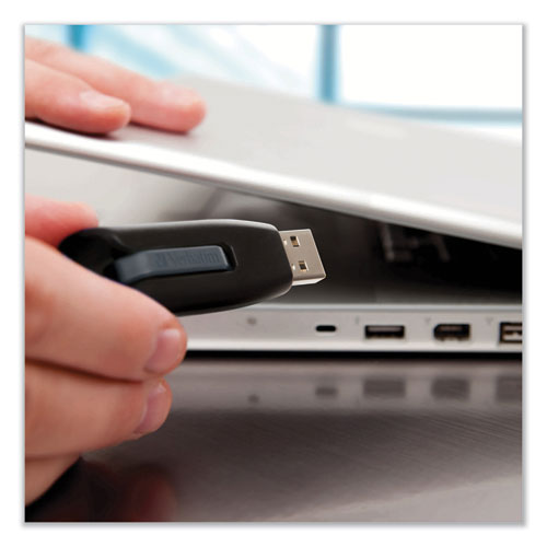 Image of Verbatim® Store 'n' Go V3 Usb 3.0 Drive, 8 Gb, Black/gray