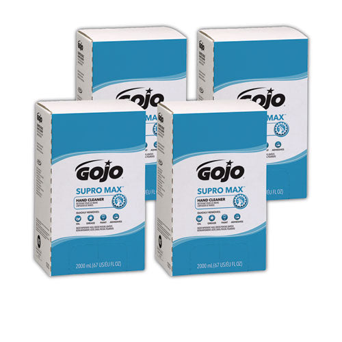 Image of GOJO® SUPRO MAX Hand Cleaner Refill, Unscented, 2,000 mL, 4/Carton