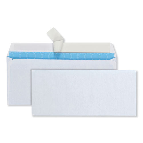 Image of Quality Park Security Envelope, #10, Commercial Flap, Redi-Strip Adhesive Closure, 4.13 x 9.5, White, 500/Box