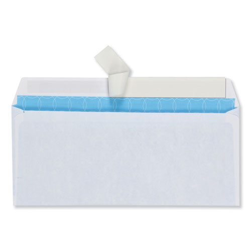 Image of Quality Park Security Envelope, #10, Commercial Flap, Redi-Strip Adhesive Closure, 4.13 x 9.5, White, 500/Box