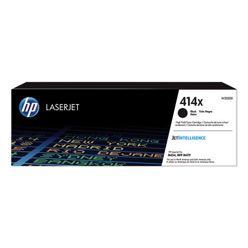 Image of HP HP 414x, (w2020x) High-Yield Black Original Laserjet Toner Cartridge