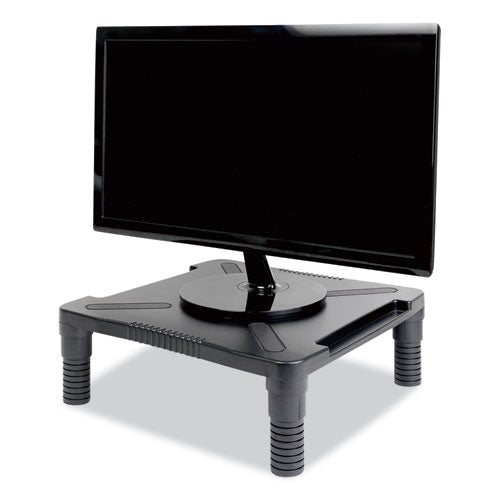 Image of Innovera® Single Level Monitor Riser, 13.13" x 13.5" x 4.92" to 7.28", Black