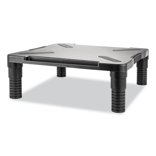 Image of Innovera® Single Level Monitor Riser, 13.13" x 13.5" x 4.92" to 7.28", Black