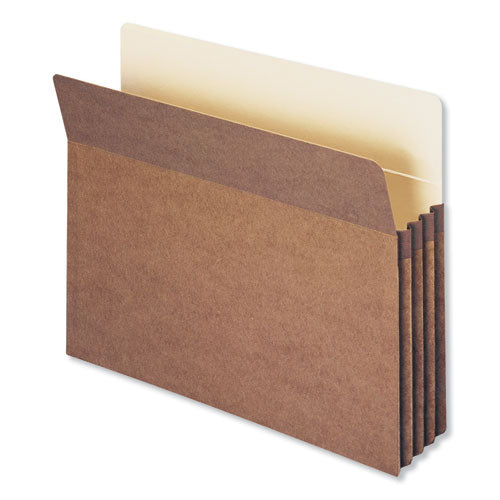Image of Smead Redrope Drop Front File Pockets, 3.5" Expansion, Letter Size, Redrope, 50/box