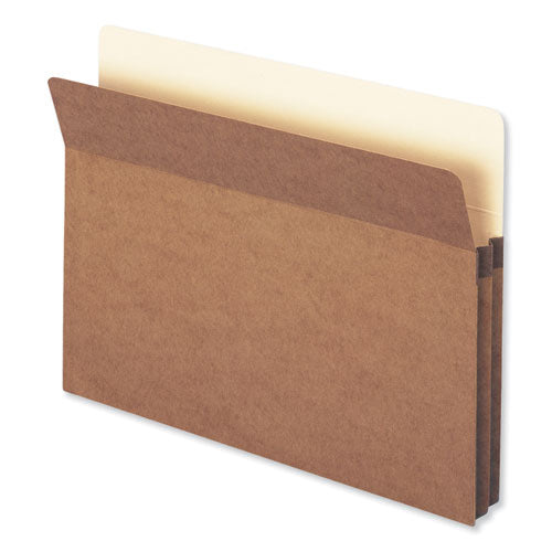 Image of Smead Redrope Drop Front File Pockets, 1.75" Expansion, Letter Size, Redrope, 50/box