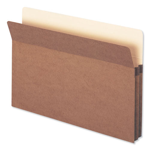 Image of Smead Redrope Drop Front File Pockets, 1.75" Expansion, Legal Size, Redrope, 25/box