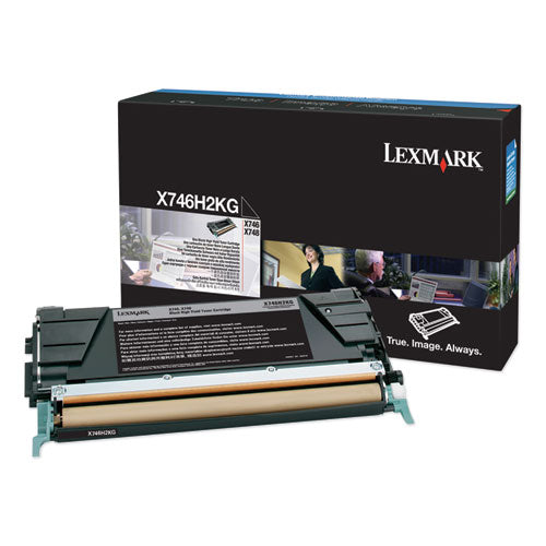 Image of Lexmark X746h2kg High-Yield Toner, 12,000 Page-Yield, Black