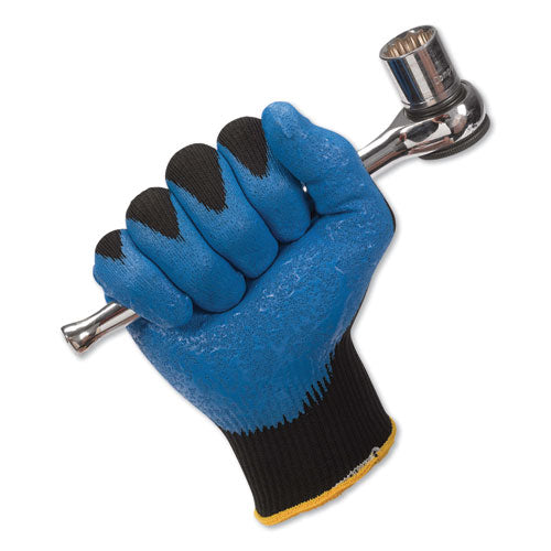 Image of KleenGuard G40 Foam Nitrile Coated Gloves, 240 mm Length, Large/Size 9, Blue, 12 Pairs