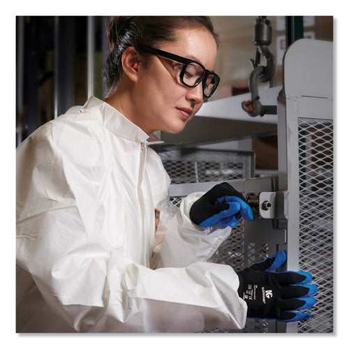 Image of KleenGuard G40 Foam Nitrile Coated Gloves, 240 mm Length, Large/Size 9, Blue, 12 Pairs