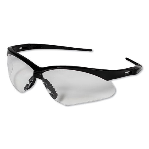 Image of KleenGuard Nemesis Safety Glasses, Black Frame, Clear Lens