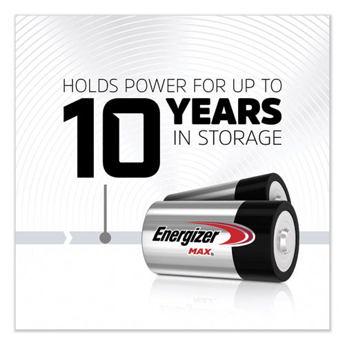 Image of Energizer® Max Alkaline D Batteries, 1.5 V, 8/pack