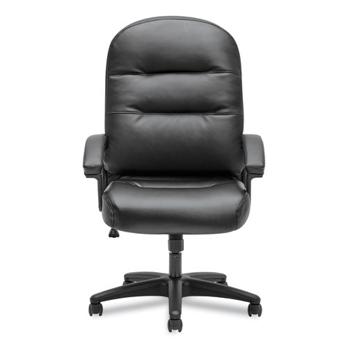 Image of HON® Pillow-Soft 2090 Series Executive High-Back Swivel/tilt Chair, Supports Up To 250 Lb, 16" To 21" Seat Height, Black
