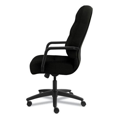 Image of HON® Pillow-Soft 2090 Series Executive High-Back Swivel/tilt Chair, Supports Up To 300 Lb, 16.75" To 21.25" Seat Height, Black
