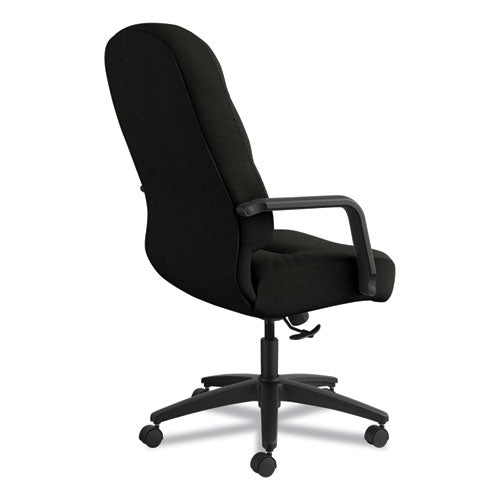 Image of HON® Pillow-Soft 2090 Series Executive High-Back Swivel/tilt Chair, Supports Up To 300 Lb, 16.75" To 21.25" Seat Height, Black