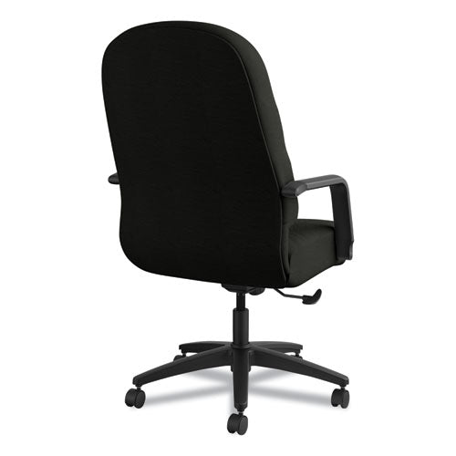 Image of HON® Pillow-Soft 2090 Series Executive High-Back Swivel/tilt Chair, Supports Up To 300 Lb, 16.75" To 21.25" Seat Height, Black