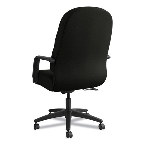 Image of HON® Pillow-Soft 2090 Series Executive High-Back Swivel/tilt Chair, Supports Up To 300 Lb, 16.75" To 21.25" Seat Height, Black