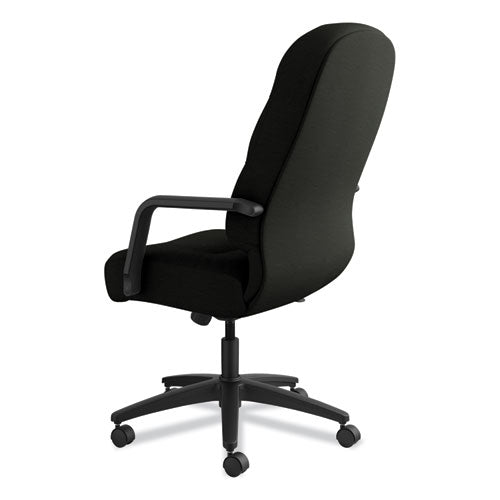Image of HON® Pillow-Soft 2090 Series Executive High-Back Swivel/tilt Chair, Supports Up To 300 Lb, 16.75" To 21.25" Seat Height, Black