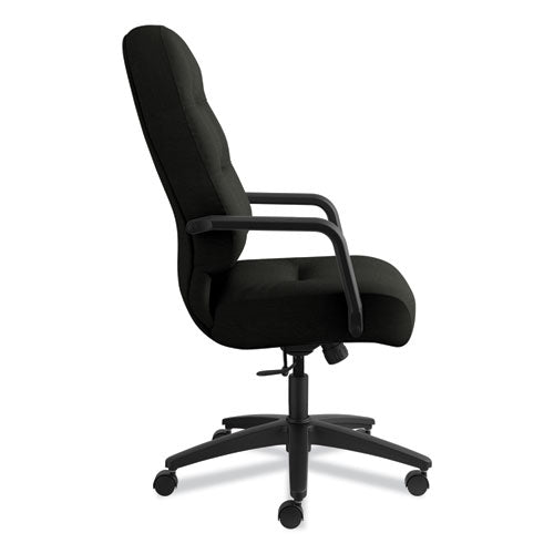 Image of HON® Pillow-Soft 2090 Series Executive High-Back Swivel/tilt Chair, Supports Up To 300 Lb, 16.75" To 21.25" Seat Height, Black