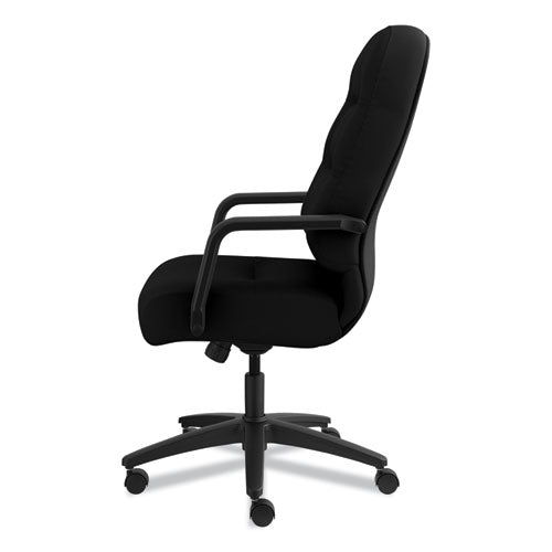 Image of HON® Pillow-Soft 2090 Series Executive High-Back Swivel/tilt Chair, Supports Up To 300 Lb, 17" To 21" Seat Height, Black