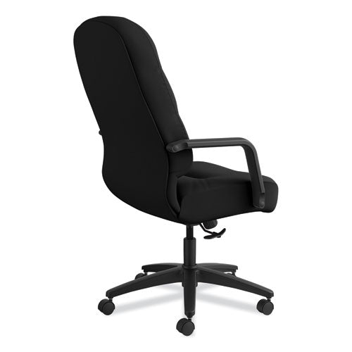 Image of HON® Pillow-Soft 2090 Series Executive High-Back Swivel/tilt Chair, Supports Up To 300 Lb, 17" To 21" Seat Height, Black