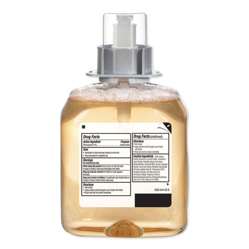 Image of GOJO® Luxury Foam Antibacterial Handwash, Refill for FMX-12 Dispenser, Fresh Fruit Scent, 1,250 mL