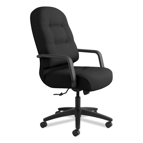 Image of HON® Pillow-Soft 2090 Series Executive High-Back Swivel/tilt Chair, Supports Up To 300 Lb, 17" To 21" Seat Height, Black
