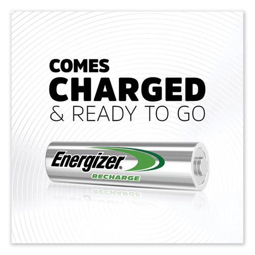 Image of Energizer® Nimh Rechargeable Aa Batteries, 1.2 V, 4/pack