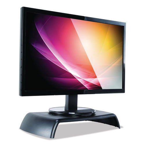 Image of Allsop® Ergo Riser Monitor Stand, 16" X 9" X 2.75", Black, Supports 30 Lbs
