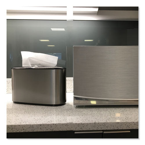 Image of Tork® Xpress Countertop Towel Dispenser, 12.68 X 4.56 X 7.92, Stainless Steel/black