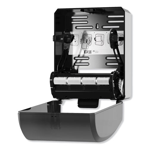 Image of Tork® Mechanical Hand Towel Roll Dispenser, H71 System, 12.32 X 9.32 X 15.95, Black