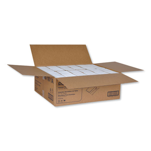 Image of Tork® Universal Dinner Napkins, 1-Ply, 15" X 17", 1/8 Fold, White, 3000/carton