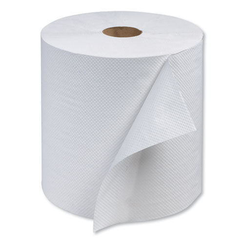 Image of Tork® Advanced Hardwound Roll Towel, 1-Ply, 7.88" x 800 ft, White, 6 Rolls/Carton