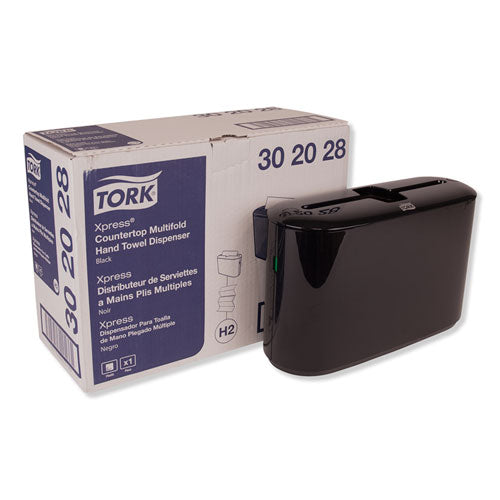 Image of Tork® Xpress Countertop Towel Dispenser, 12.68 X 4.56 X 7.92, Black