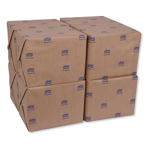 Image of Tork® Advanced Dinner Napkins, 2-Ply, 15" X 16.25", White, 375/pack, 8 Packs/carton