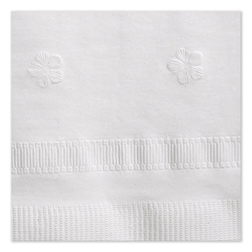 Image of Tork® Advanced Dinner Napkins, 2 Ply, 15" X 16.25", 1/8 Fold, White, 375/packs, 8 Packs/carton