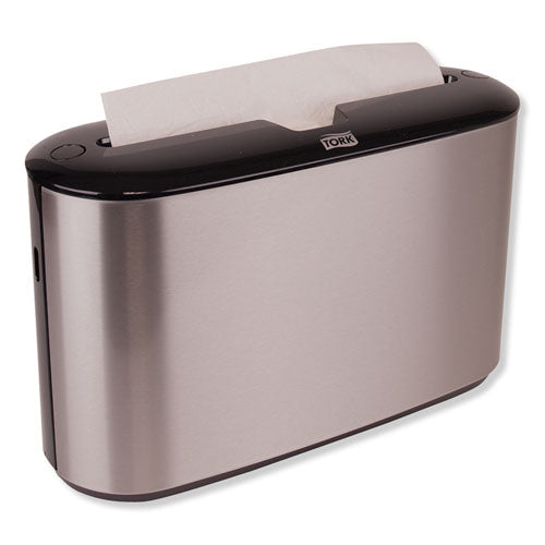 Image of Tork® Xpress Countertop Towel Dispenser, 12.68 X 4.56 X 7.92, Stainless Steel/black