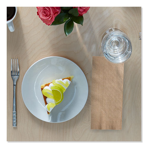 Image of Tork® Universal One-Ply Dinner Napkins, 1-Ply, 15" X 17", Natural, 250/pack, 12pk/ct