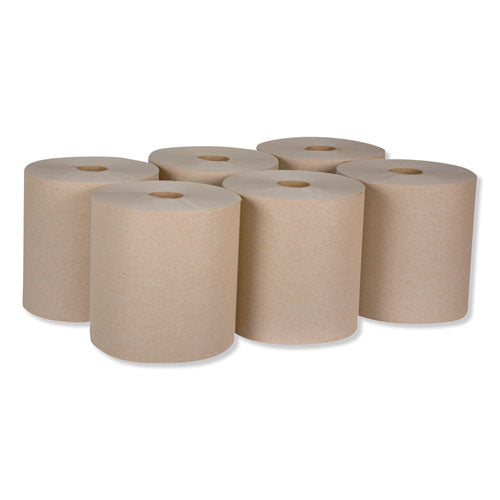 Image of Tork® Universal Hardwound Roll Towel, 1-Ply, 7.88" x 800 ft, Natural, 6/Carton