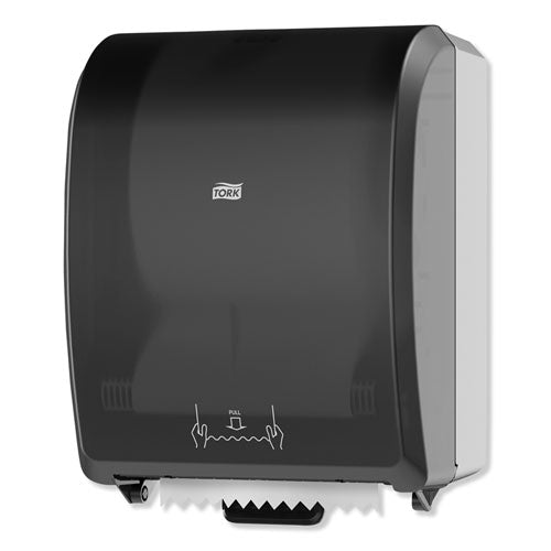 Image of Tork® Mechanical Hand Towel Roll Dispenser, H80 System, 12.32 X 9.32 X 15.95, Black